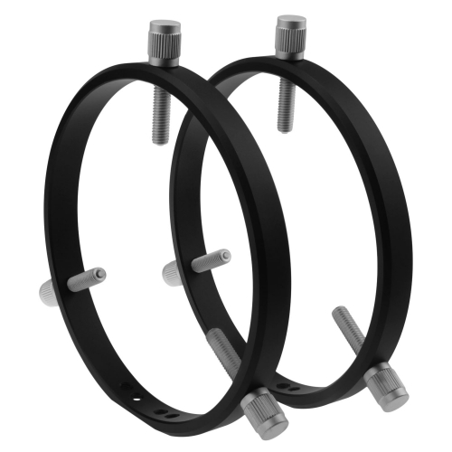 Astromania Adjustable Guiding Scope Rings 152 mm inside diameter (pair) - for Telescope Tube diameter or finders 95 to 150mm
