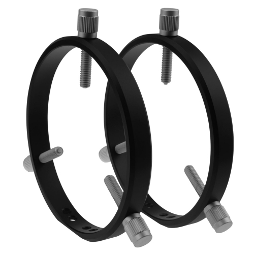 Astromania Adjustable Guiding Scope Rings 127 mm inside diameter (pair) - for Telescope Tube diameter or finders 70 to 120mm