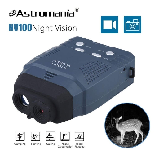 Astromania Portable Digital Night Vision Monocular New Optics Records Video Image with Micro Sd Card