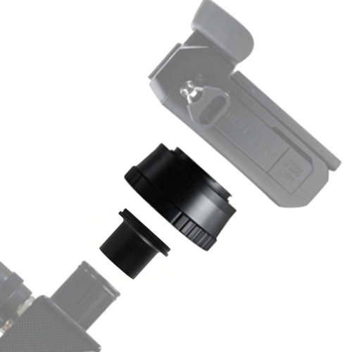 Astromania Canon EOS-M T2 Mount Lens Adapter and M42 to 1.25" Telescope Adapter(T-mount)for Canon EOS-M Camera Telescope/spotting Scope Accessories